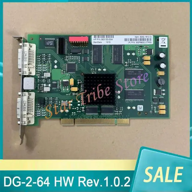Main image of Workstation Graphics Card For LXCO Technologies AG P146075 DG-2-64 HW Rev.1.0.2 P/N 383153-004