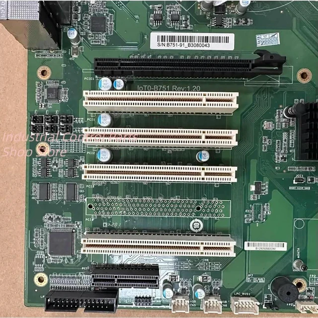 Alt view image 2 of 2 - IoT0-B751 Rev1.20 industrial control motherboard