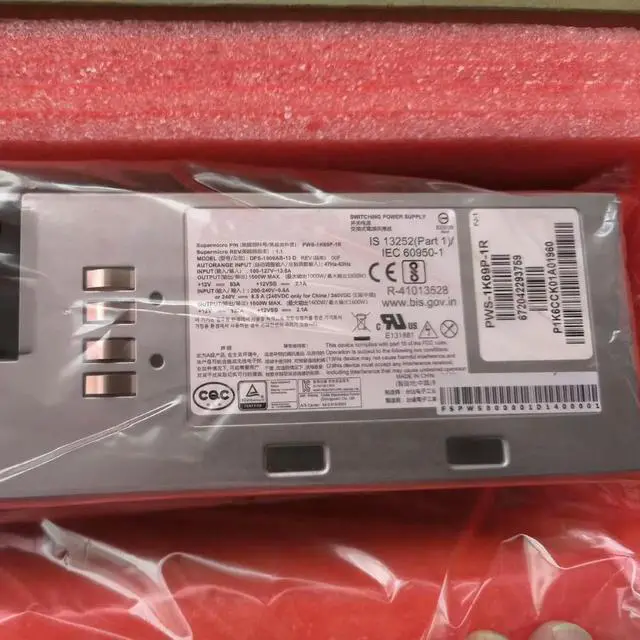 Main image of PWS-1K69P-1R DPS-1600AB-13 D 1600W Server power supply