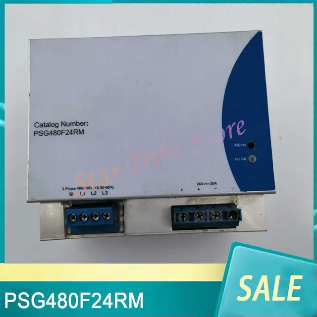 Main image of Power Supply PSG480F24RM Input Three-Phase Power Of 400-500V~1A Output 2 Sets Of 24V20A