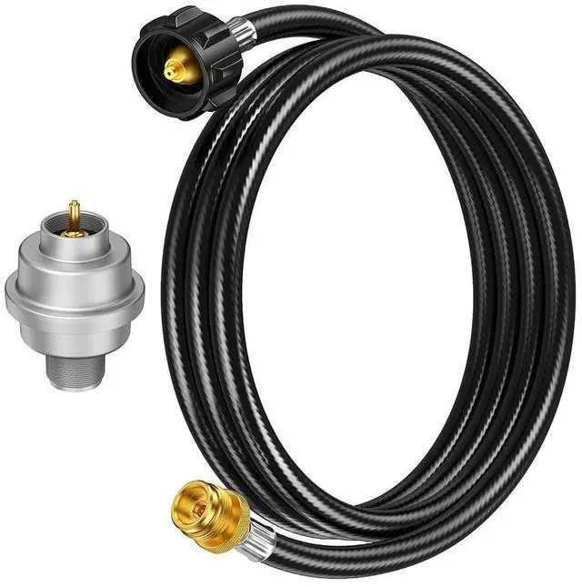 Main image of Propane Adapter Hose 6FT with Detachable Fuel Filter Compatible with For Heaters Buddy For Heaters Grills and Stoves