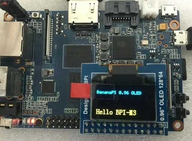 Alt view image 3 of 6 - Banana Pi 0.96 OLED Display Module for BPI Board