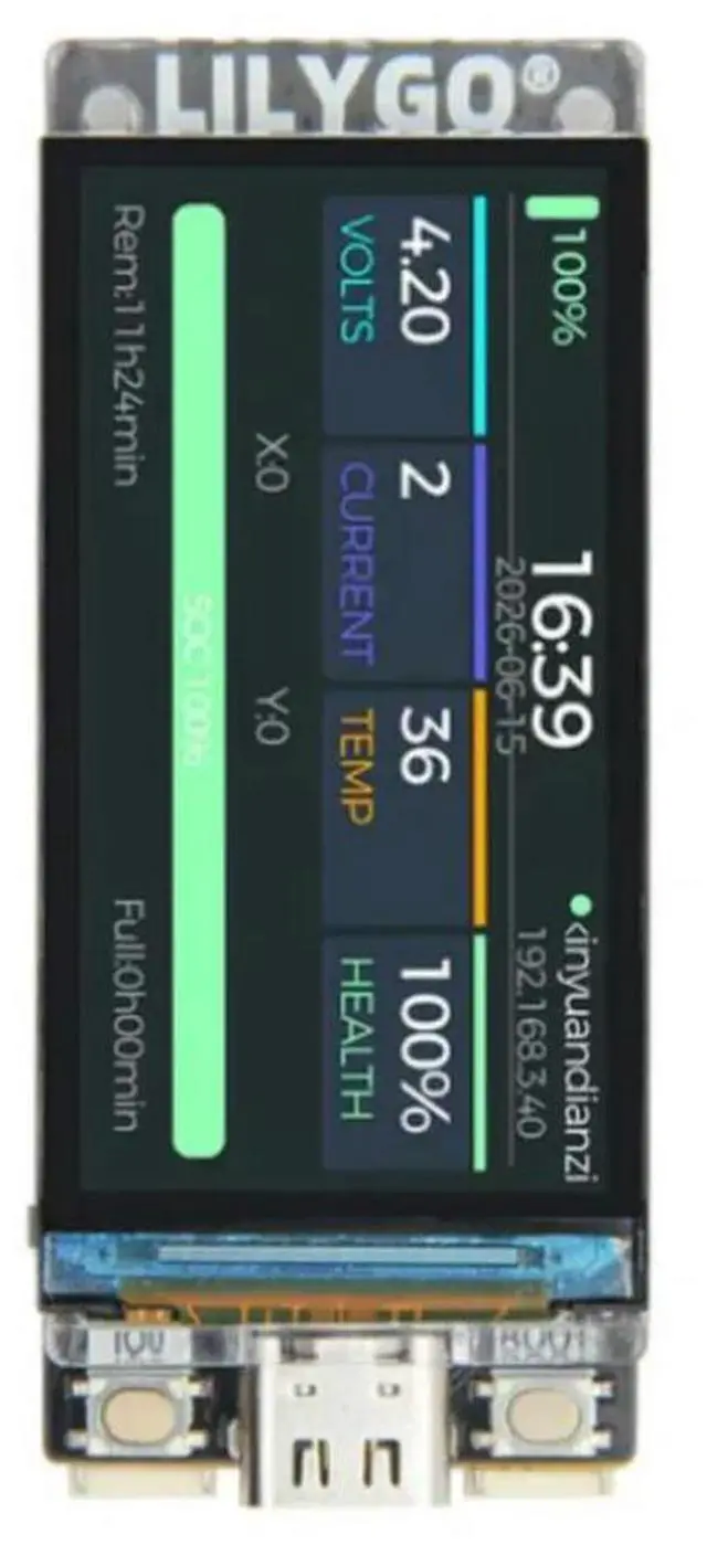 Main image of T-Display C5 ESP32-C5 Board, ST7789 IPS LCD, 6 Dual Band Display Development Kit