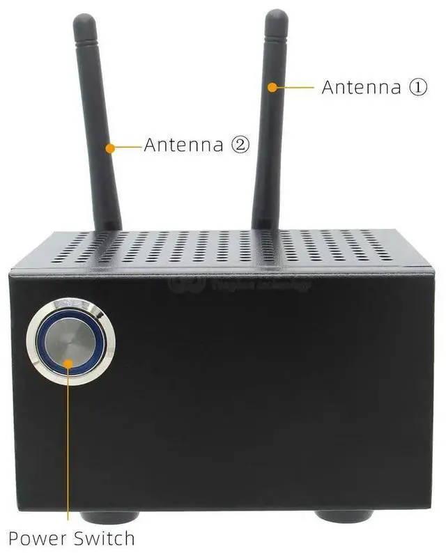 Alt view image 2 of 3 - Jetson Nano l Case / Enclosure with Power & Reset Control Switch for Jetson Nano Developer Kit A02 / B01 / 2GB