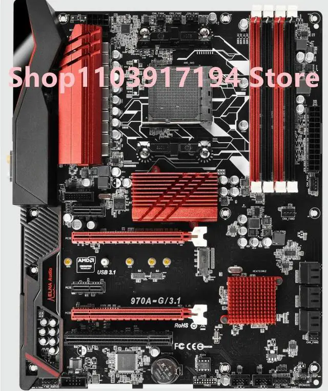 Alt view image 2 of 2 - 970A-G/3.1 Motherboard
