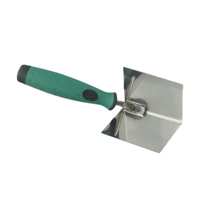 Alt view image 3 of 3 - Stainless Steel Outer Internal Drywall Corner Trowel Plastering Finishing Tool Diatom Mud Construction Auxiliary Tool
