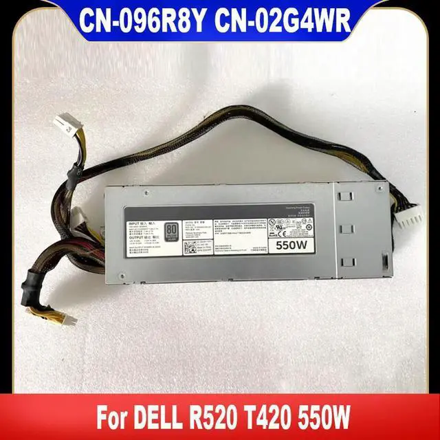 Main image of 096R8Y 02G4WR For R520 T420 550W Power Supply 96R8Y CN-096R8Y 2G4WR CN-02G4WR DH550E-S1 DPS-550PB F550E-S0 Tested