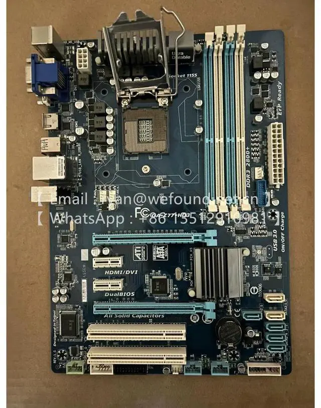 Main image of GA Z77 HD3 Industrial control motherboard