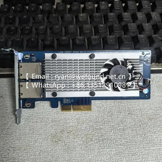 Main image of LAN-10G2T-X550 Ethernet Controller X550 2 x BASE-T (RJ45) PCIe Gen3 x4 10Gbps