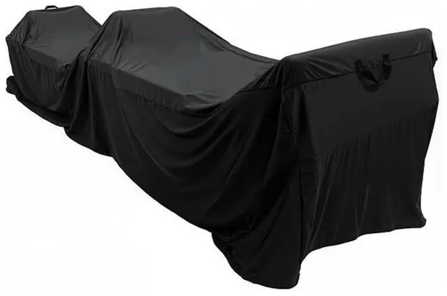 Main image of Protective Cover for Pilates Reformer 240 x 78 x 56 cm Black 420D Oxford Fabric with Adjustable Drawstring and Handles