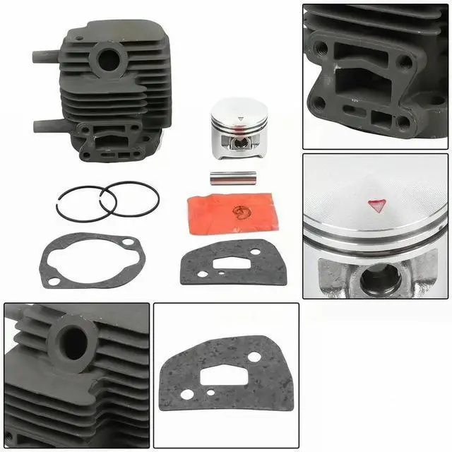 Alt view image 2 of 3 - Replacement 34MM Cylinder Gasket Kit for EC025 EC025G EC025GR PST75H PST75 OHT750R 24.5CC Trimmer Engine Rebuild Parts
