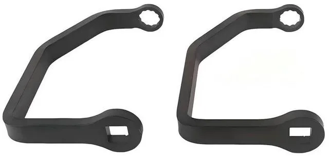 Alt view image 2 of 3 - Garage Repair Black Cylinder Head Wrench 14mm 15mm Tool Q235B Steel Ergonomic Grip Optimal Leverage Precision Fit