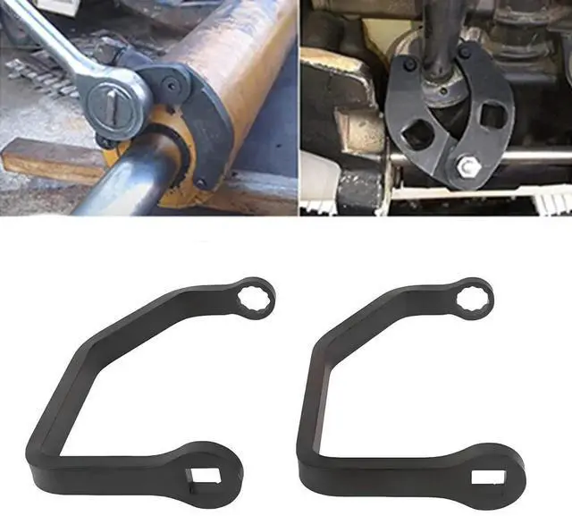 Main image of Garage Repair Black Cylinder Head Wrench 14mm 15mm Tool Q235B Steel Ergonomic Grip Optimal Leverage Precision Fit