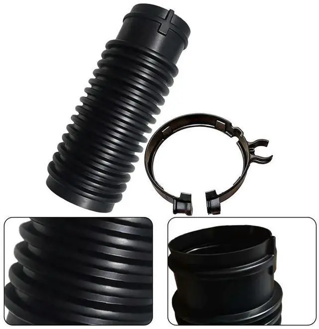 Alt view image 3 of 3 - Blower Replacement Flexible Tube Hose Improved Airflow Secure Fit Easy Installation Environmental Resistance Hose Clamp Included