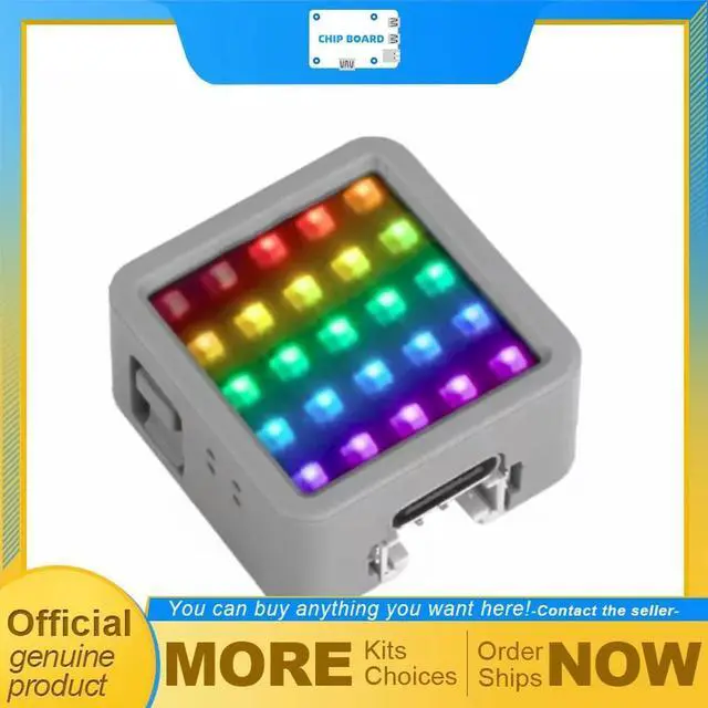 Main image of Stack Atom-Matrix v1.1 ESP32-PICO-D4 Board, BMI270 Motion Sensor, RGB Matrix LED IoT Dev Kit