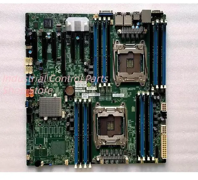 Main image of X10DRH-IT two-way server motherboard