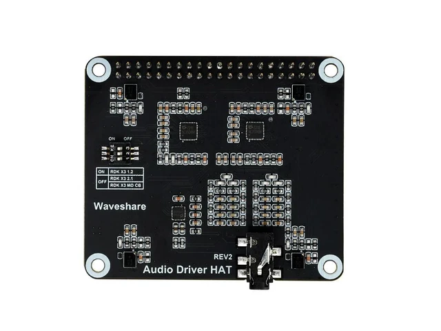 Alt view image 2 of 3 - Audio Driver Board for RDK X3 Development Board, Supports Audio Playback And Recording, Stereo Encoding / Decoding