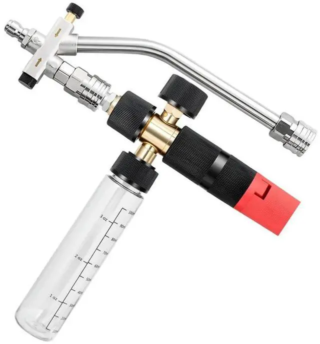 Main image of For Tool For Daily Foam Dual Tip Foam Compatible with For Pressure Washer 100ml Red Alloy 3600 PSI Easy Switch Valve