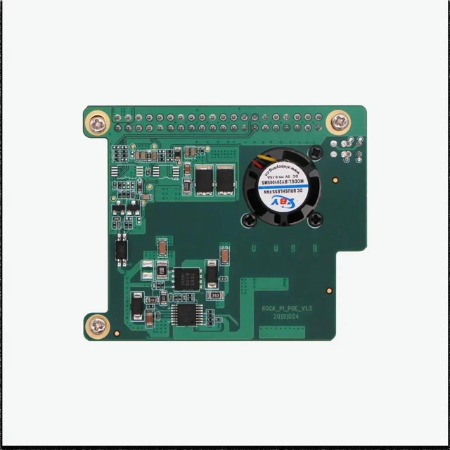 Alt view image 3 of 3 - Radxa 23W PoE HAT, Compatible With ROCK 4B / 4B+ / 4SE
