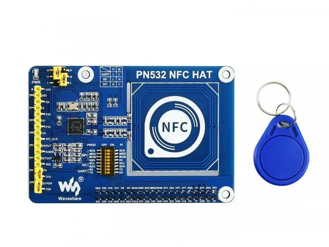Alt view image 3 of 3 - PN532 NFC HAT for Raspberry Pi, I2C / SPI / UART