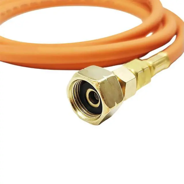 Alt view image 3 of 3 - Copper Gas Welding Torch with 2m Hose for Sheet l Repair High Temperature Heating Charcoal Lighting and Cooking