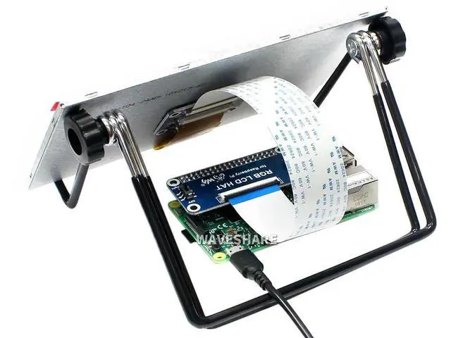 Alt view image 2 of 6 - :7inch Display for Raspberry Pi, 1024×600, DPI Interface, IPS, No Touch