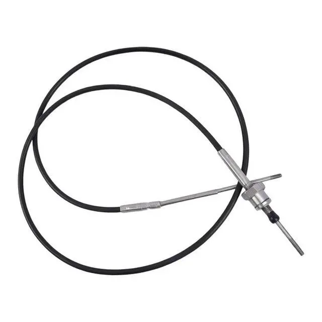 Alt view image 2 of 6 - Outdoor Machine Cable 5 Inch Steering Cable Weatherproof Design Wear Resistant Material Precise Maneuverability Steering Cable