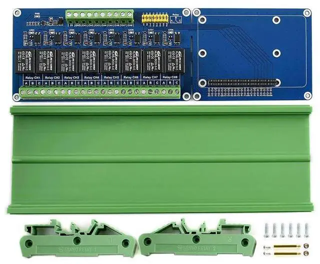 Alt view image 2 of 6 - :HRB8825 Stepper Motor HAT For Raspberry Pi, Drives Two Stepper Motors, Up To 1/32 Microstepping