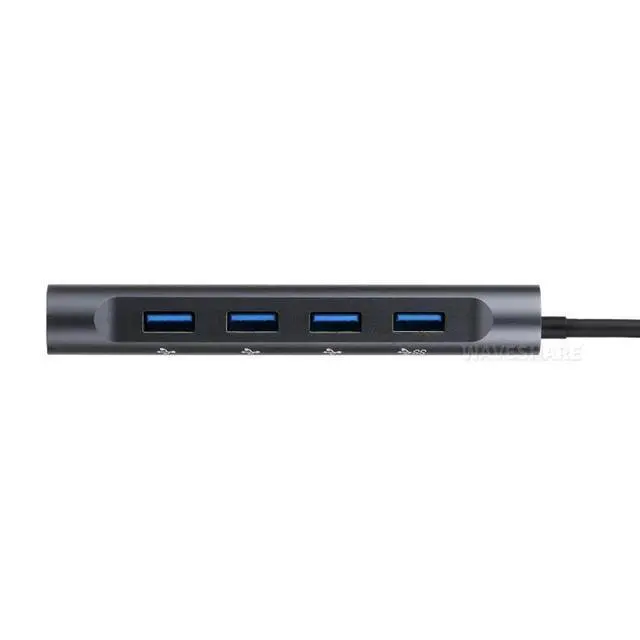 Alt view image 3 of 3 - USB-C 11-in-1 Hub, RJ45 100Mbps Ethernet Port, 4K High Definition HDMI Port, SD/TF Dual Card Slots, 100W PD Input