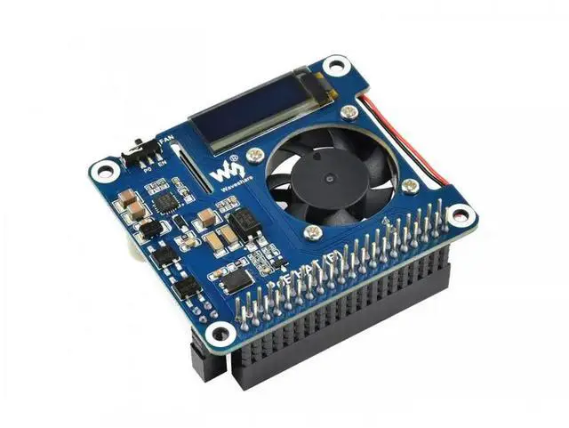 Main image of Power over Ethernet HAT (B) for Raspberry Pi 3B+/4B and 802.3af PoE network