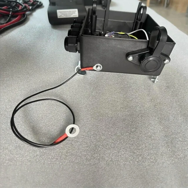 Main image of Pre-Wired Winch Solenoid Control Box for 6000-20000 lbs UTV Truck and Trailer 12V 24V M6 Bolt Relay Compatible