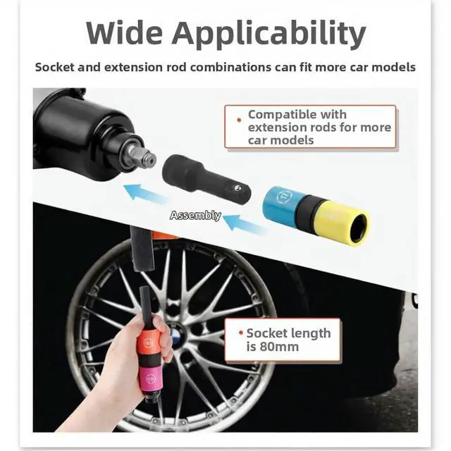 Alt view image 3 of 3 - Wheel Maintenance Material Alloy Tire Hub Sleeve CR-MO Steel Construction Phosphate Finish For Various Vehicle Models