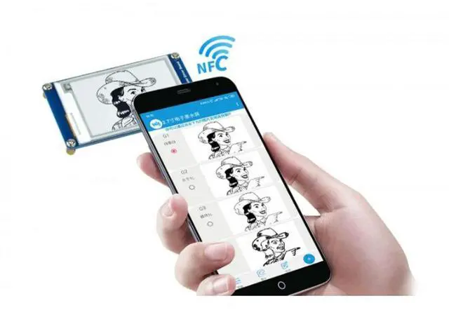 Alt view image 2 of 3 - 2.7inch Passive NFC-Powered E-Paper Module, No
