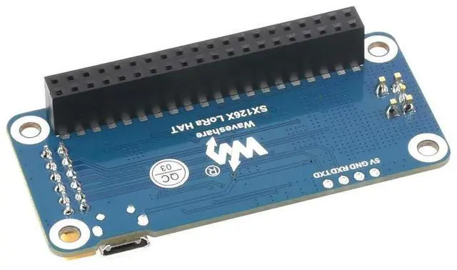 Alt view image 3 of 3 - SX1262/SX1268 LoRa HAT for Raspberry Pi, UART Interface, Options For Frequency Band