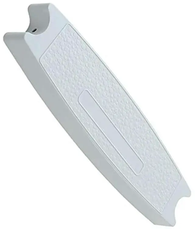 Alt view image 3 of 3 - Swimming Pool Ladder Step Kit 3pcs White ABS Steps for 1.9 inch Round Ladder Rails Easy Install No Tools Needed
