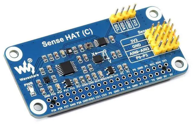 Main image of Sense HAT (C) for Raspberry Pi, Onboard Multi Powerful Sensors, Supports External Sensors