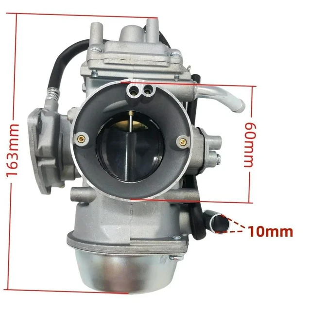 Alt view image 2 of 6 - ZFENG PD42J Carburetor for 600cc For ATV UTV 1998 2001 Engine Model Compatible with 500cc 700cc 2-Stroke Units