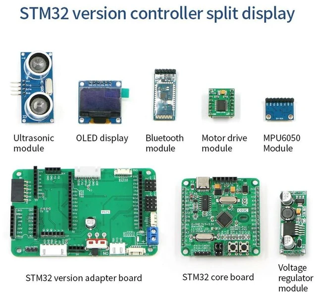 Alt view image 2 of 3 - WHEELTEC balancing car controller STM32 version MCU development board with schematic diagram and PCB