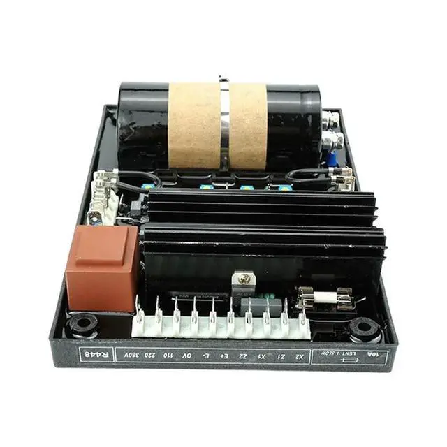 Alt view image 2 of 3 - R448 AVR for Generator Voltage Regulation with Built-in LAM Functions Overvoltage Protection and Adjustable Setpoint Range