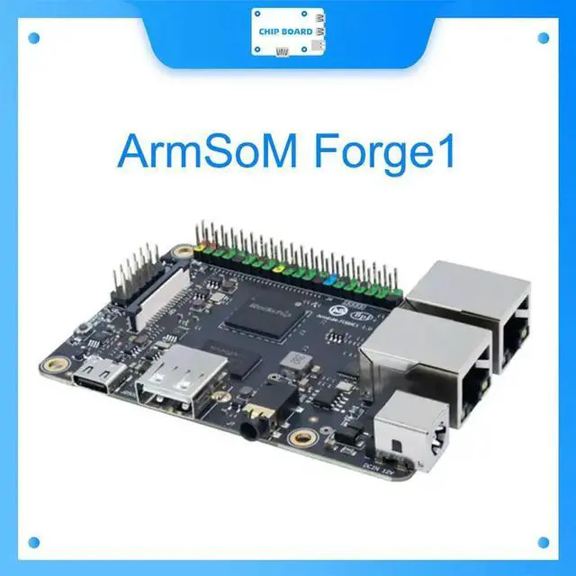 Main image of ArmSoM Forge1 industrial SBC is powered by Rockchip RK3506J SoC