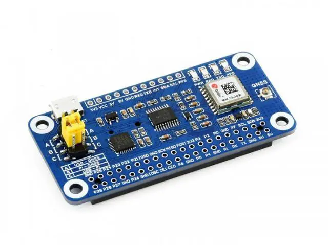 Main image of MAX-7Q GNSS HAT for Raspberry Pi, GPS, GLONASS, QZSS, SBAS