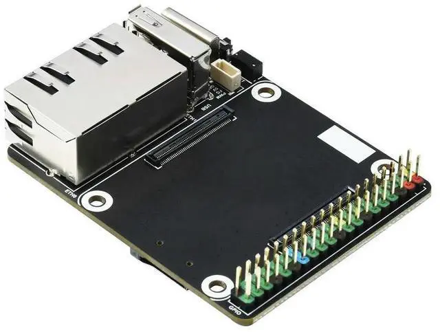 Alt view image 2 of 3 - Mini Dual Gigabit Ethernet Mini-Computer Kit Designed for Raspberry Pi Compute Module 4