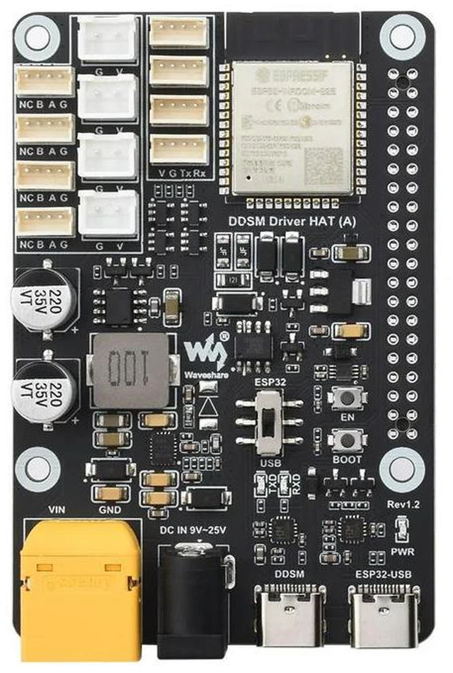 Alt view image 3 of 3 - Direct Drive Servo Motor Driver Board, Integrates ESP32 and Control Circuit, 2.4G Support