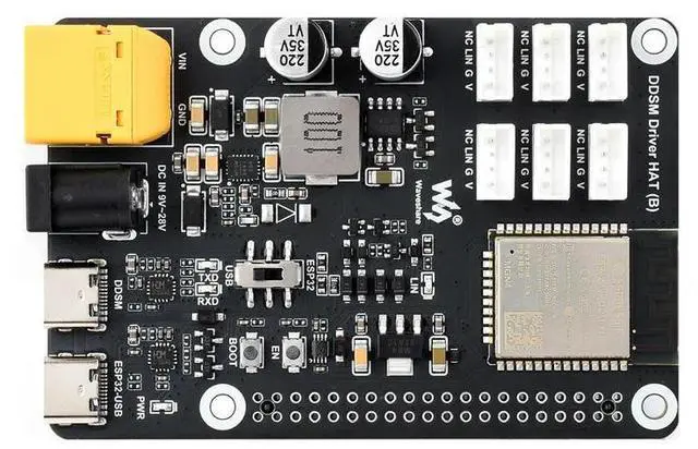 Main image of Direct Drive Servo Motor Driver Board (B), Integrates ESP32 and Control Circuit, 2.4G Support