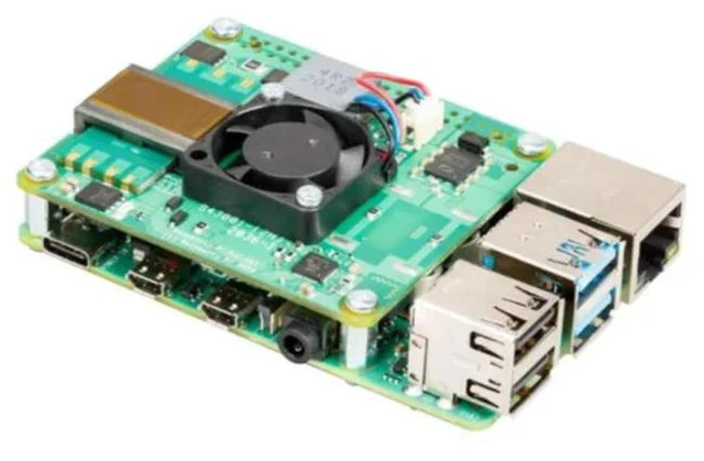 Alt view image 2 of 3 - Raspberry Pi PoE+ HAT for Raspberry Pi 4B3B+
