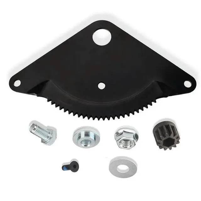 Alt view image 3 of 6 - Steering Sector Gear Plate Kit for Craftsman 532194732 Compatible with Models for Lawn Tractor String Trimmer Use