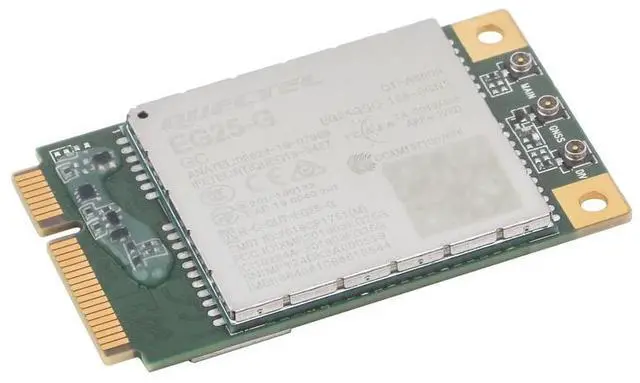 Alt view image 3 of 3 - Quectel EG25-G mPCIe Module, LTE Cat 4 module with PCI Express Mini Card form factor, Supports Multiple