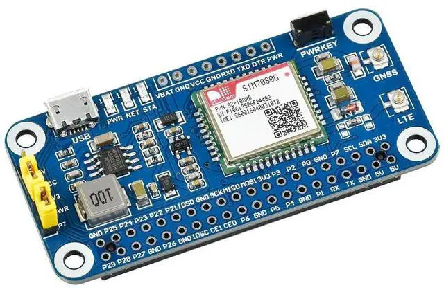 Main image of NB-IoT / Cat-M(eMTC) / GNSS HAT for Raspberry Pi, Globally Applicable
