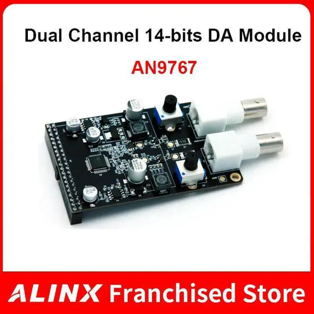 Main image of ALINX AN9767: Dual Channel 14-bits DA Module for FPGA Board