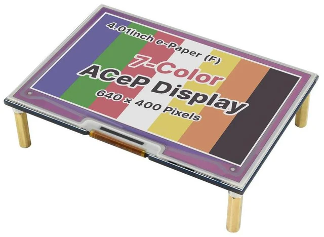 Alt view image 3 of 3 - 4.01Inch Kleurrijke E-Papier E-Ink Display Hoed Voor Raspberry Pi, 640 × 400 Pixels, Acep 7-Kleur, Spi-interface